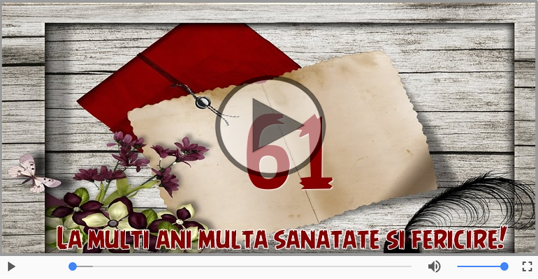 Happy Birthday, 61 ani!