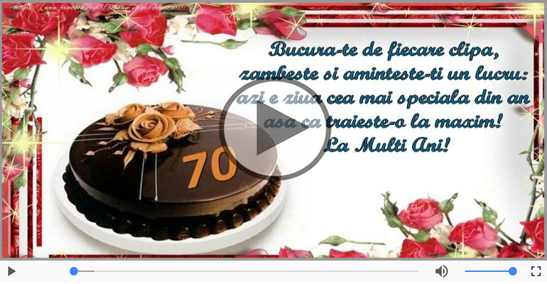 Happy Birthday, 70 ani!