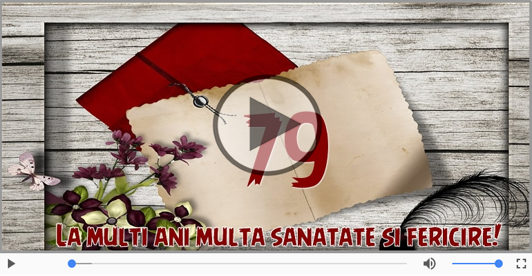 La multi ani, 79 ani!