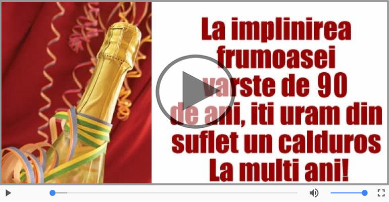 La multi ani, 90 ani!