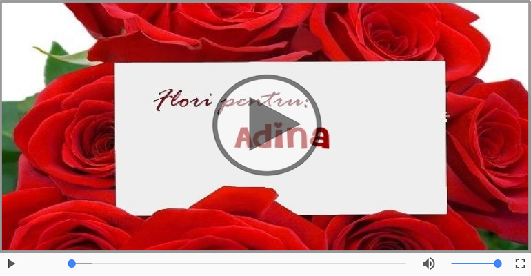 Pentru Adina: La multi ani fericiti e ceea ce-ti doresc!