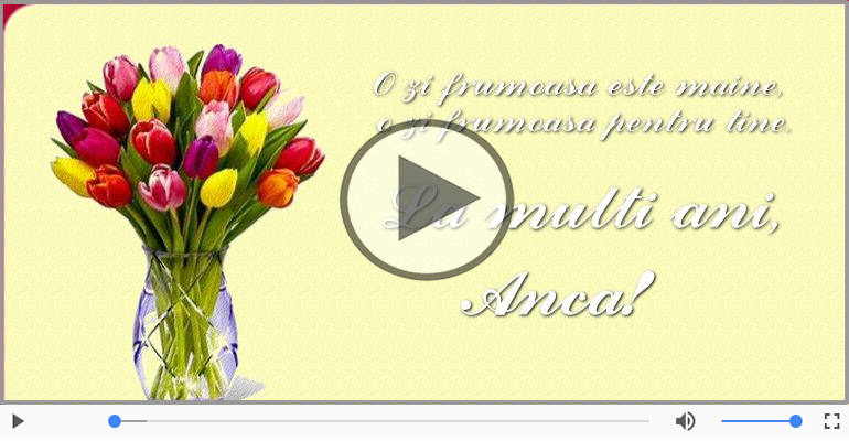 Happy Birthday Anca!