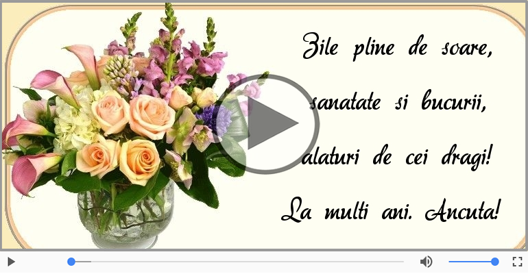 It's your birthday, Ancuta! La multi ani!