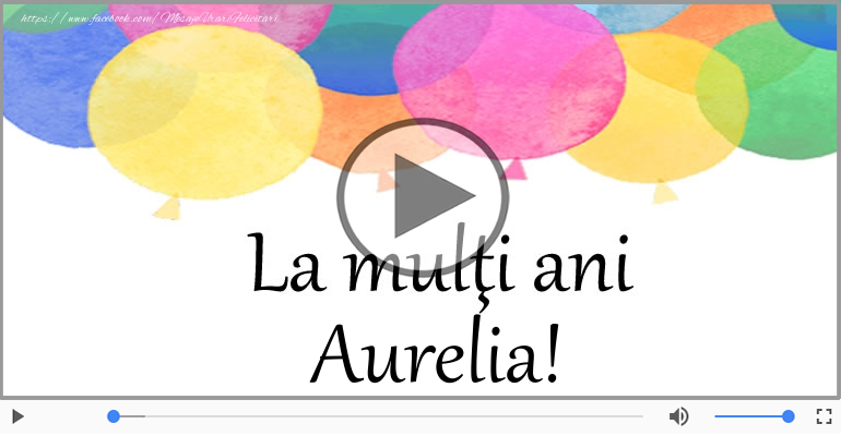 Happy Birthday to you, Aurelia!