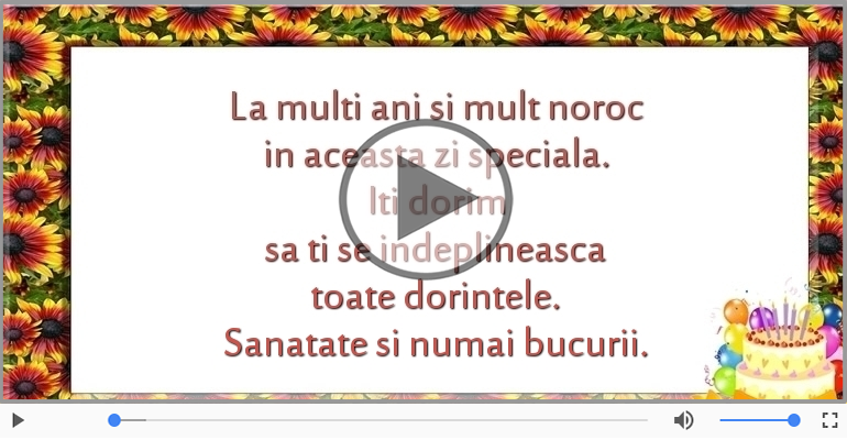 La multi ani si mult noroc