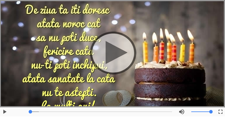 De ziua ta iti doresc...