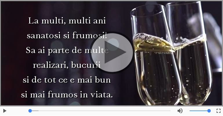 La multi, multi ani sanatosi si frumosi!