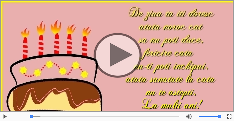 De ziua ta iti doresc...