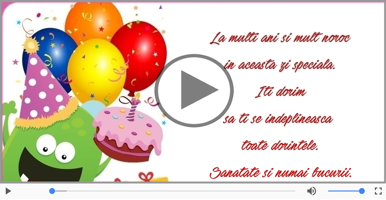 La multi ani si mult noroc