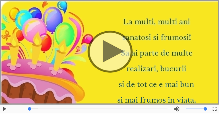 La multi, multi ani sanatosi si frumosi!