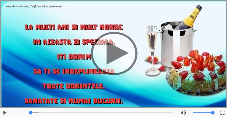 La multi ani si mult noroc