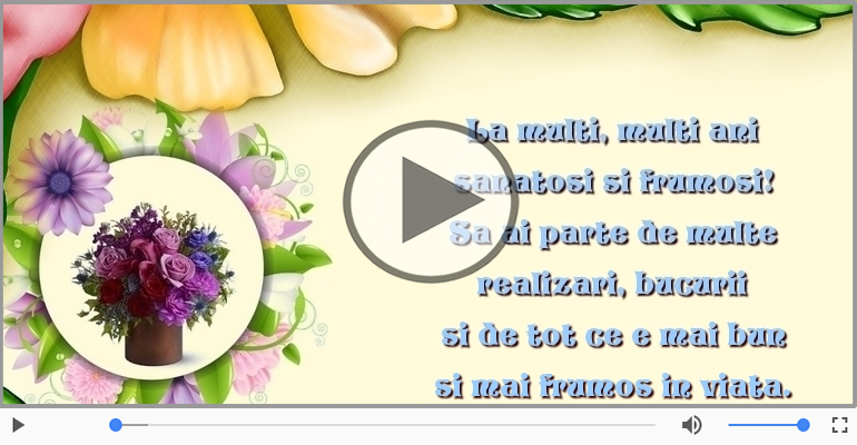 La multi, multi ani sanatosi si frumosi!