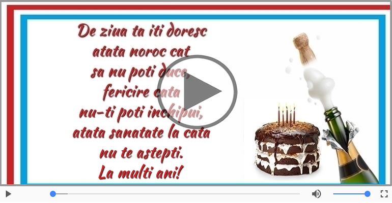 De ziua ta iti doresc...