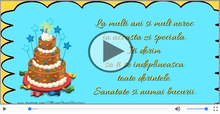 La multi ani si mult noroc