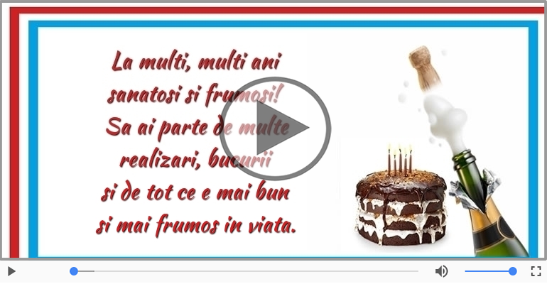 La multi, multi ani sanatosi si frumosi!