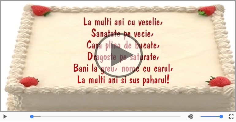 La multi ani si sus paharul!