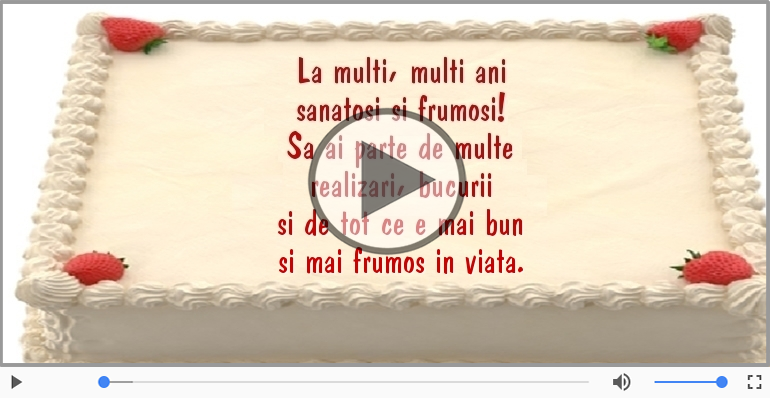 La multi, multi ani sanatosi si frumosi!