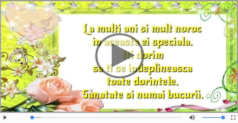 La multi ani si mult noroc