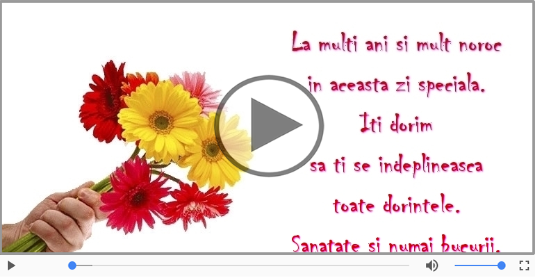 La multi ani si mult noroc