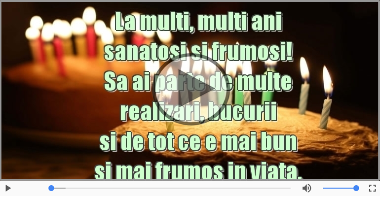 La multi, multi ani sanatosi si frumosi!