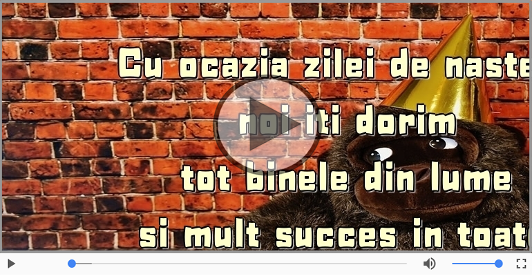 Cu ocazia zilei de nastere... La Multi Ani!