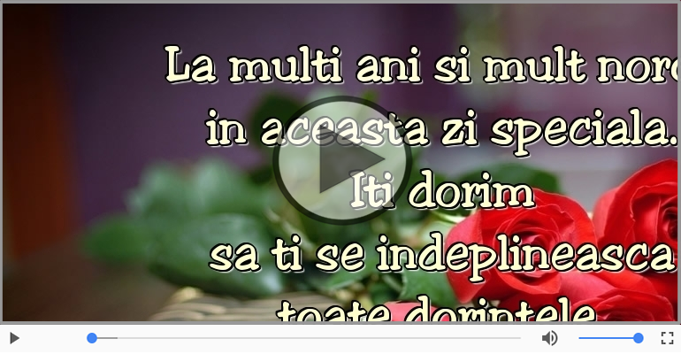 La multi ani si mult noroc