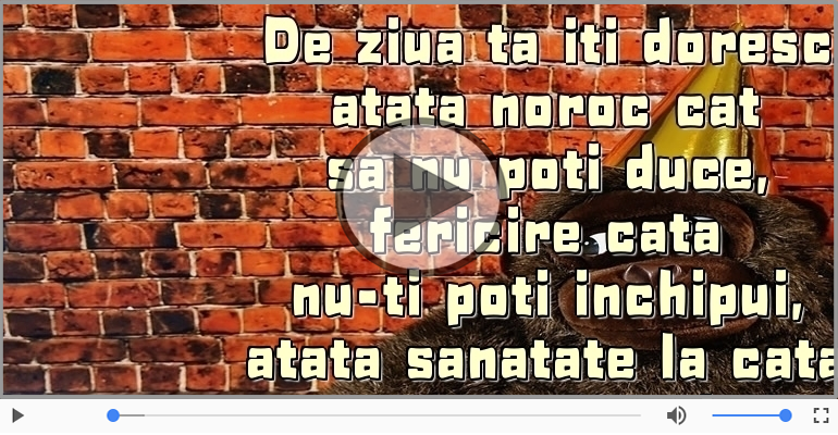 De ziua ta iti doresc...