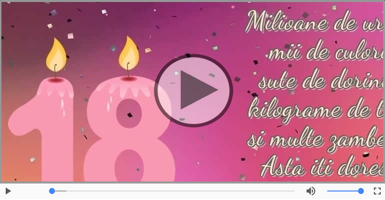 18 ani - La multi ani!