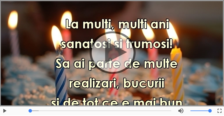 La multi, multi ani sanatosi si frumosi!