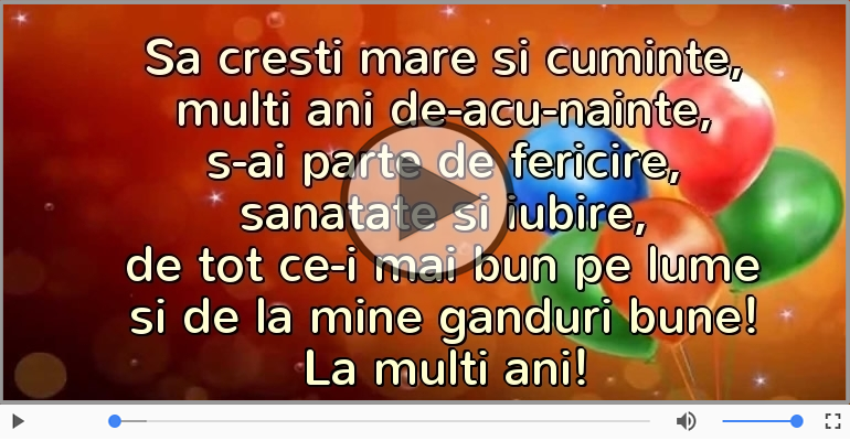 La multi ani!