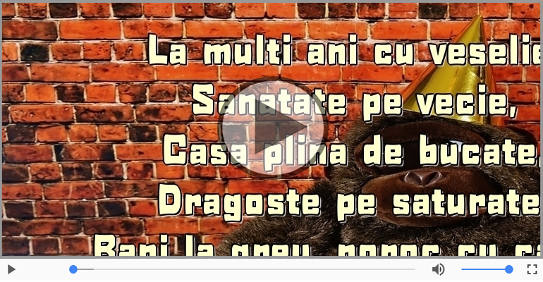 La multi ani si sus paharul!