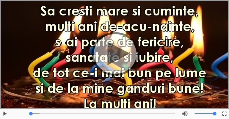 La multi ani!