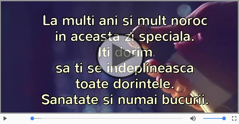 La multi ani si mult noroc