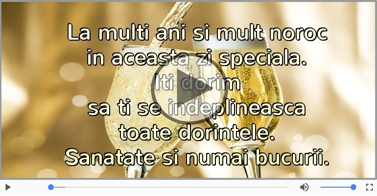 La multi ani si mult noroc