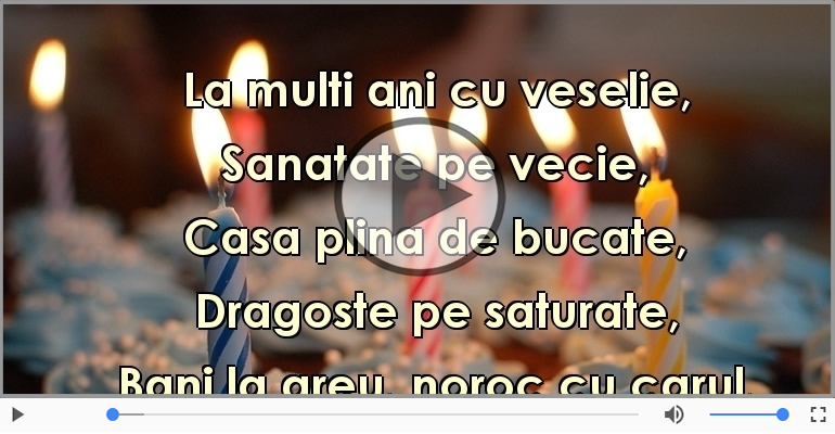 La multi ani si sus paharul!