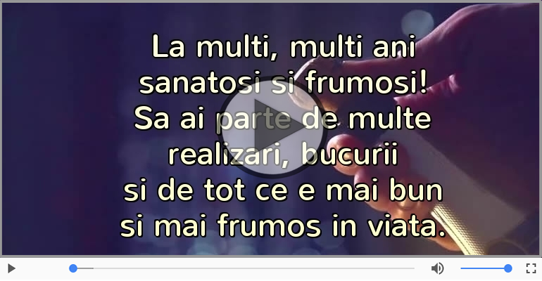 La multi, multi ani sanatosi si frumosi!