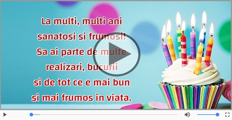 La multi, multi ani sanatosi si frumosi!