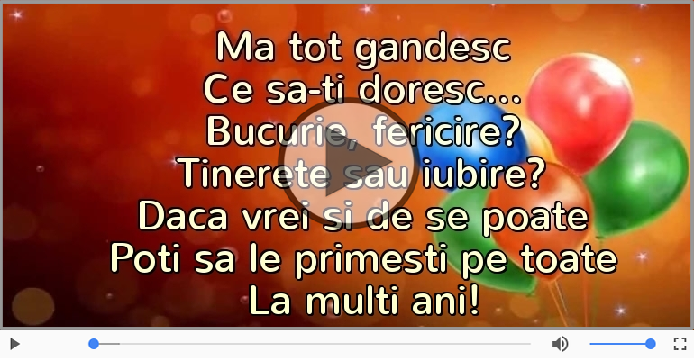 La multi ani!