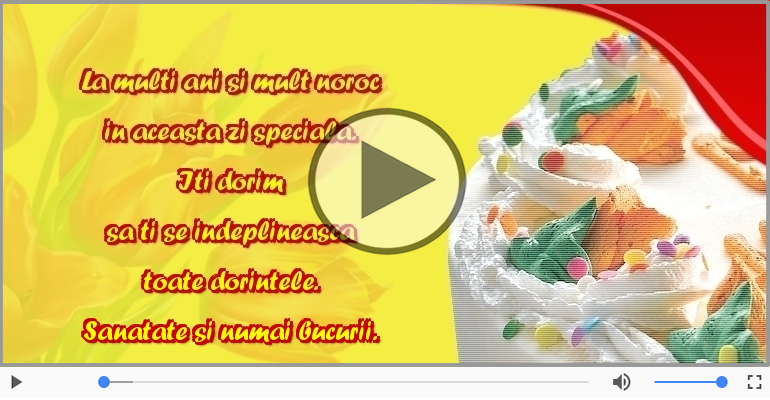 La multi ani si mult noroc