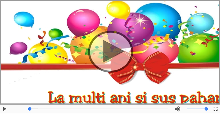 La multi ani si sus paharul!