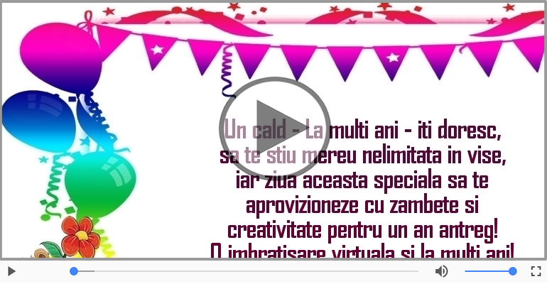 O imbratisare virtuala si la multi ani!