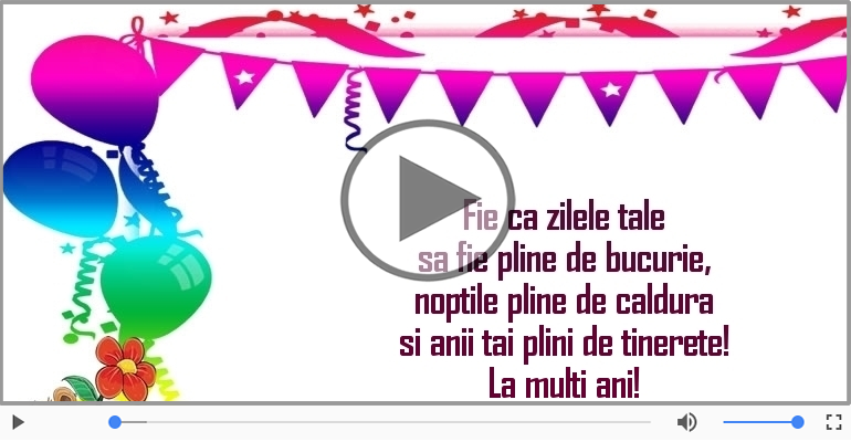 La multi ani!