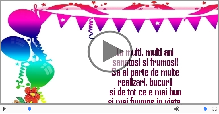 La multi, multi ani sanatosi si frumosi!