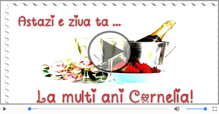 Happy Birthday to you, Cornelia!