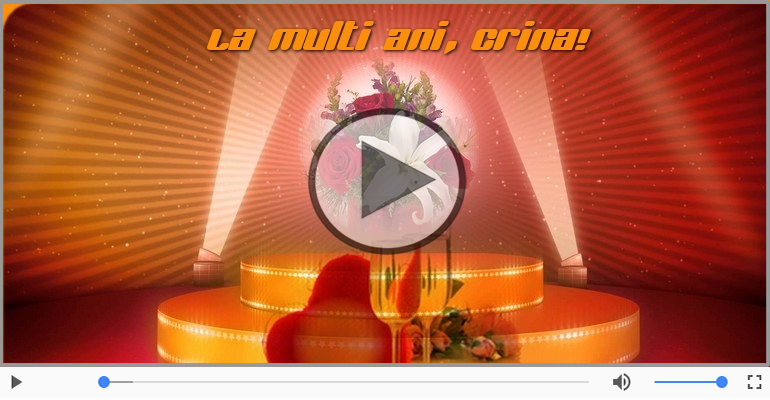 Multi ani traiasca de ziua de nastere pentru Crina!