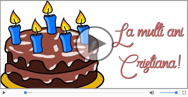 Happy Birthday Cristiana!