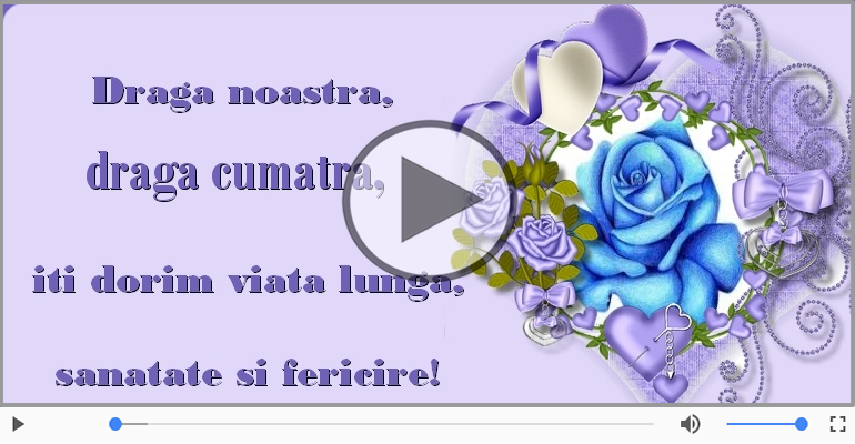 Felicitare muzicala - Happy Birthday Draga Cumatra!