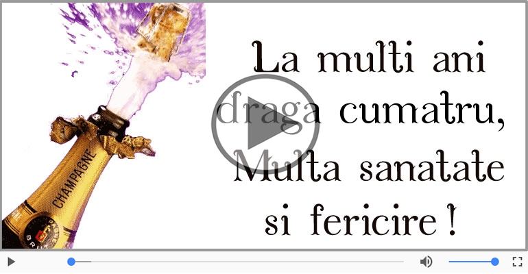 Felicitare muzicala - Happy Birthday Draga Cumatru!