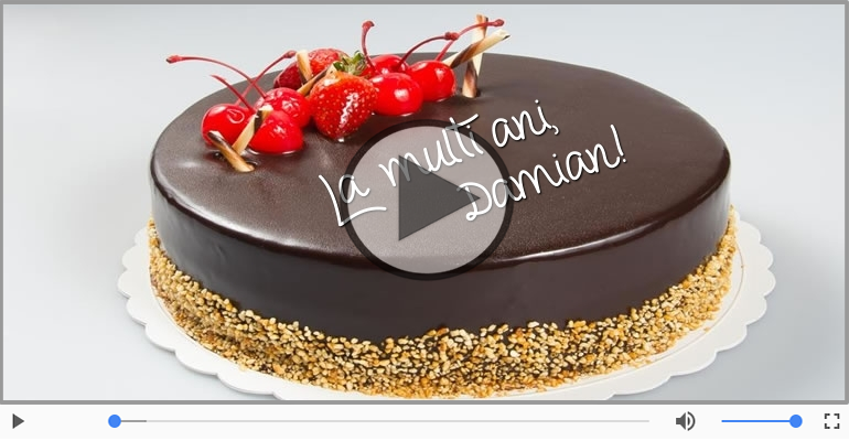 It's your birthday, Damian! La multi ani!