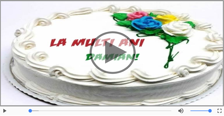 La multi ani, Damian! Happy Birthday Damian!